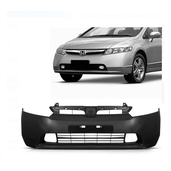 Parachoque Dianteiro New Civic 2006 a 2008